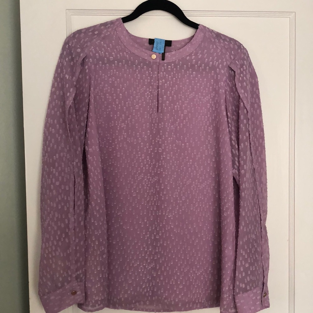 Donna Karan open sleeved blouse